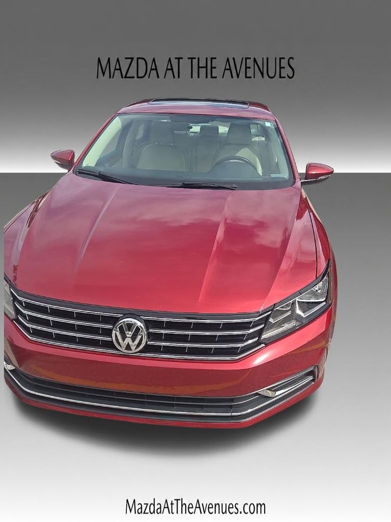 Red 2016 Volkswagen Passat Sedan Front-Wheel Drive 6-Speed Automatic