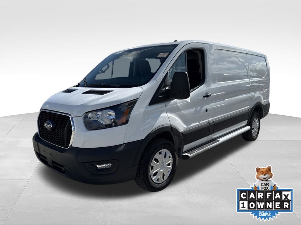 Oxford White 2025 Ford Transit Cargo Van Rear-Wheel Drive 
