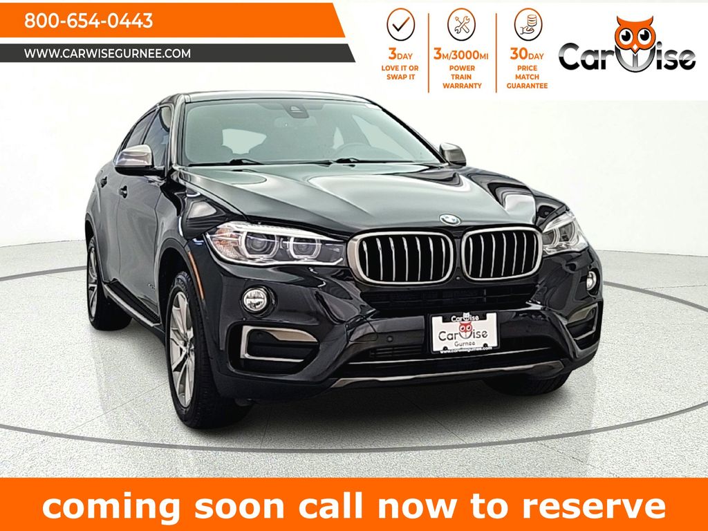 Black Sapphire Metallic 2018 BMW X6 xDrive35i AWD SUV / Crossover All-Wheel Drive 8-Speed Automatic