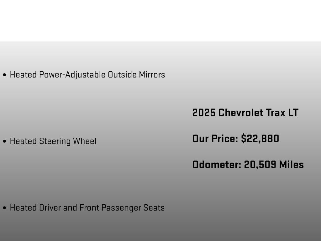 2025 Chevrolet Trax LT Gray at South Hills Kia