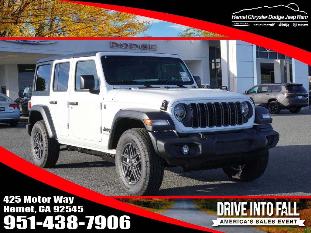 Bright White Clearcoat 2026 Jeep Wrangler SUV / Crossover Four-Wheel Drive 8-Speed Automatic