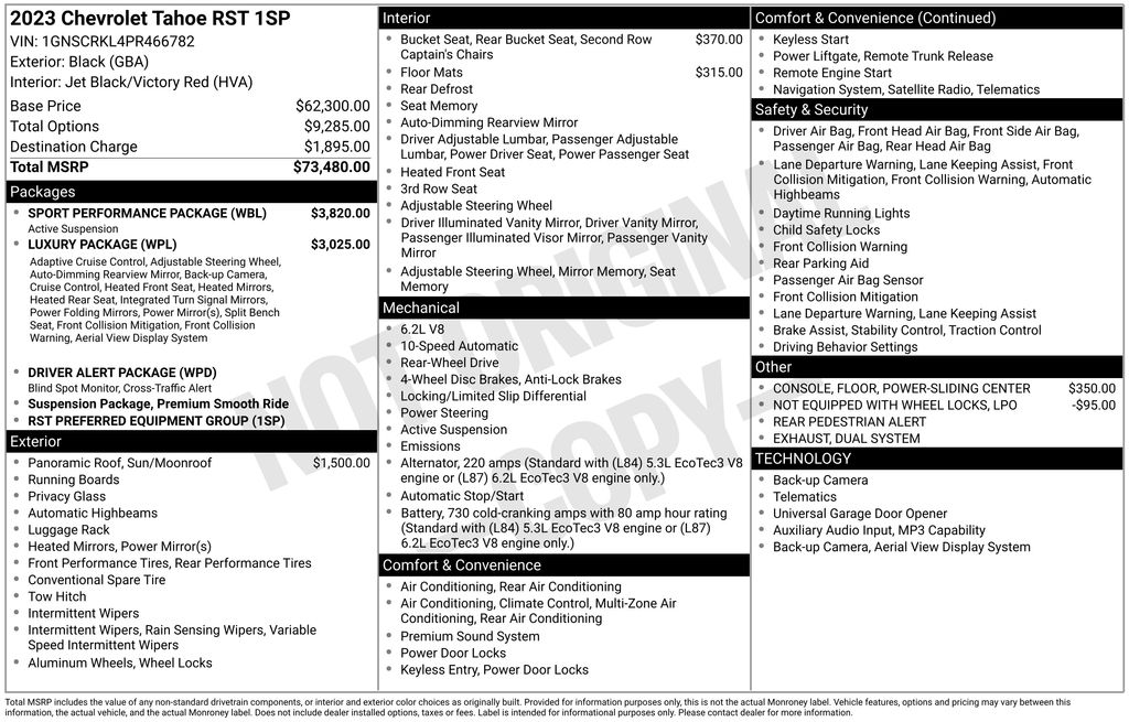 Used 2023 Chevrolet Tahoe SUV