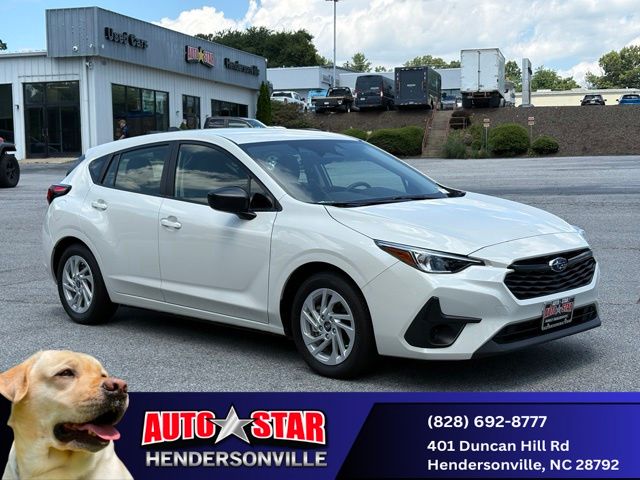 Crystal White Pearl 2025 Subaru Impreza Wagon All-Wheel Drive Continuously Variable Transmission