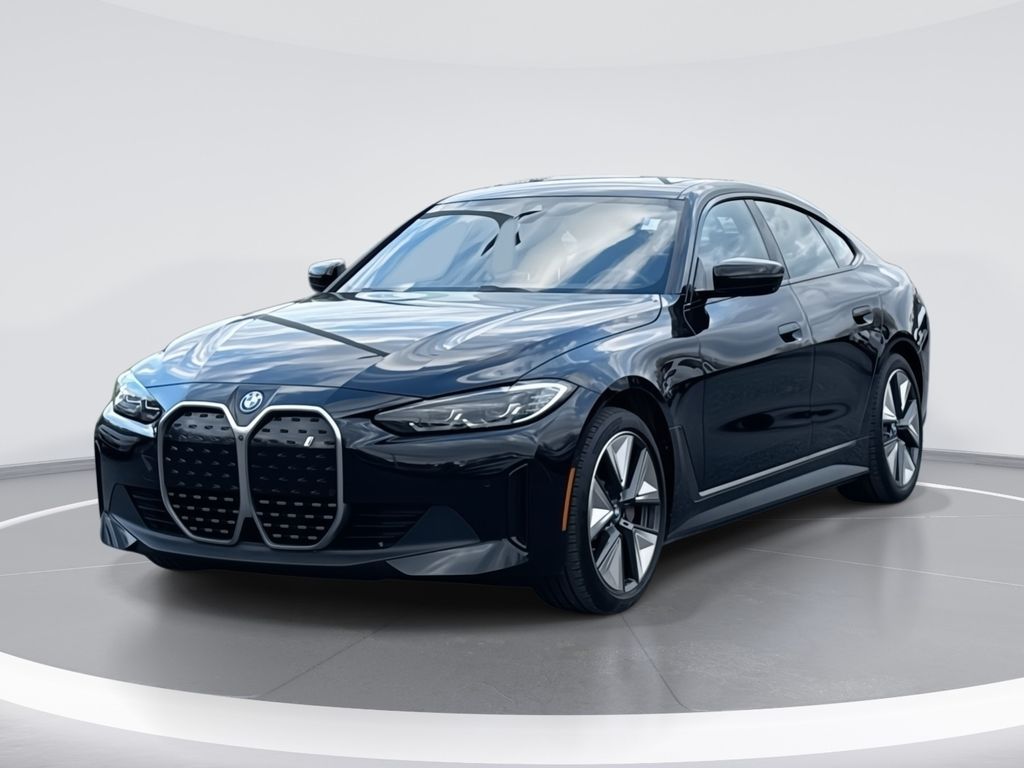 Black Sapphire Metallic 2023 BMW i4 eDrive35 Gran Coupe FWD Sedan Rear-Wheel Drive Automatic