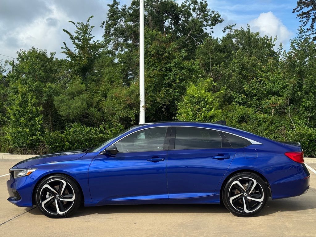 2022 Honda Accord Sport Blue at DeMontrond Auto Country