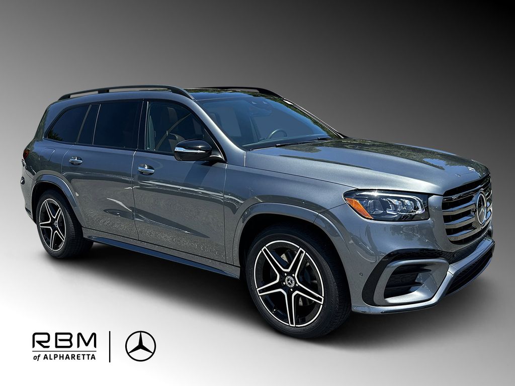 Gray 2024 Mercedes-Benz GLS 450 4MATIC SUV / Crossover All-Wheel Drive 9-Speed Automatic
