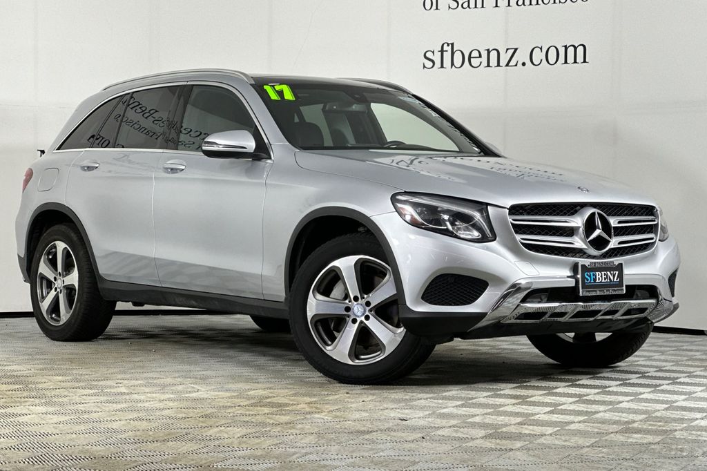 Iridium Silver Metallic 2017 Mercedes-Benz GLC 300 4MATIC SUV / Crossover All-Wheel Drive 9-Speed Automatic