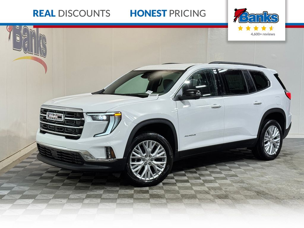 Summit White 2026 GMC Acadia SUV / Crossover Four-Wheel Drive 8-Speed Automatic