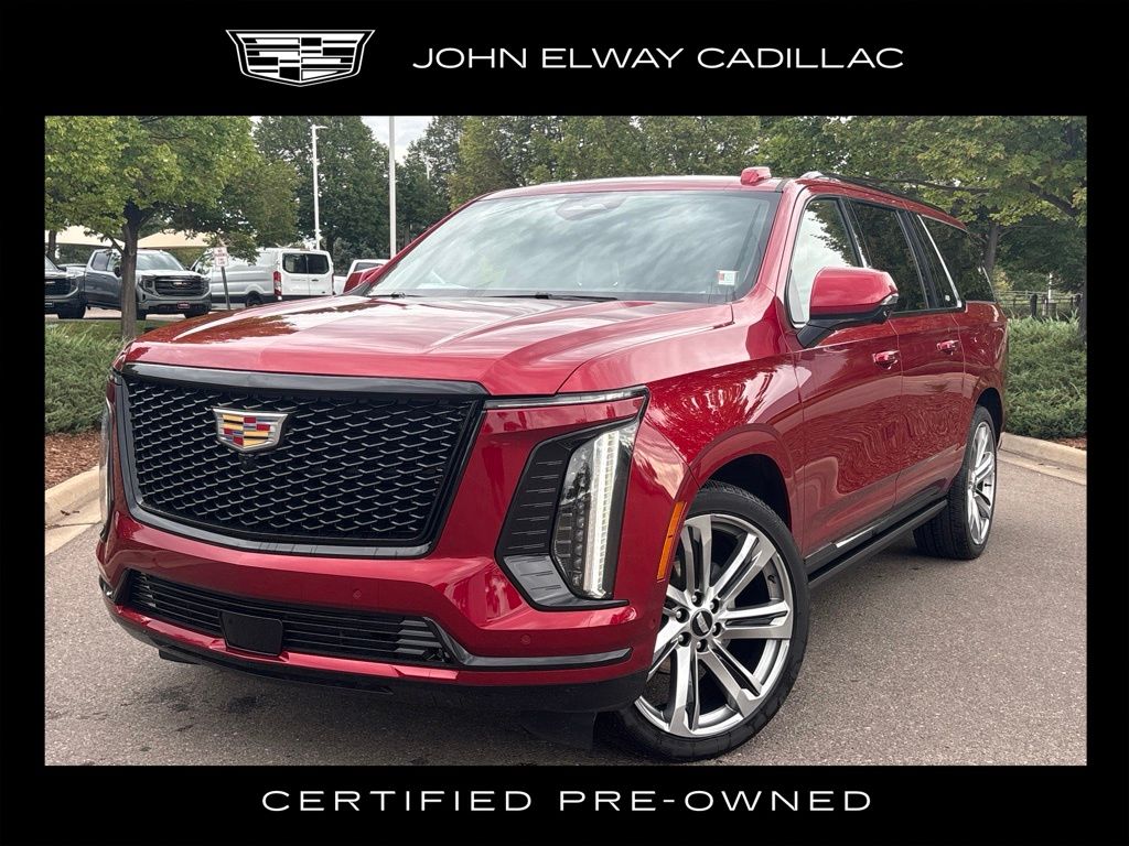 Radiant Red Tintcoat 2025 Cadillac Escalade ESV SUV / Crossover Four-Wheel Drive Automatic