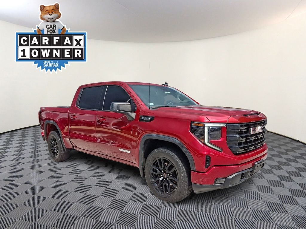 Volcanic Red 2023 GMC Sierra 1500 Pickup Truck Four-Wheel Drive Automatic