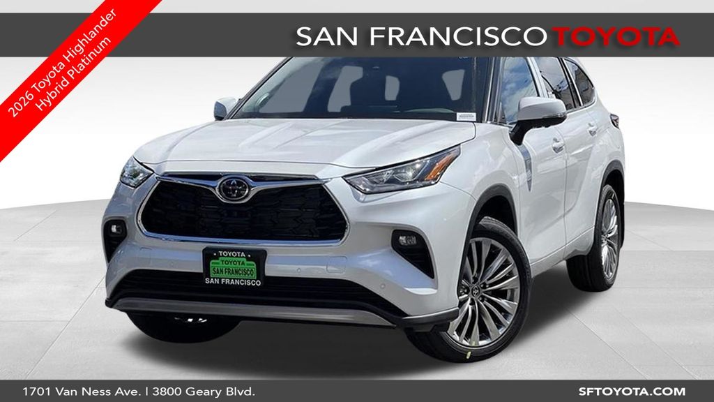 Wind Chill Prl 2026 Toyota Highlander Hybrid Platinum AWD SUV / Crossover All-Wheel Drive Continuously Variable Transmission