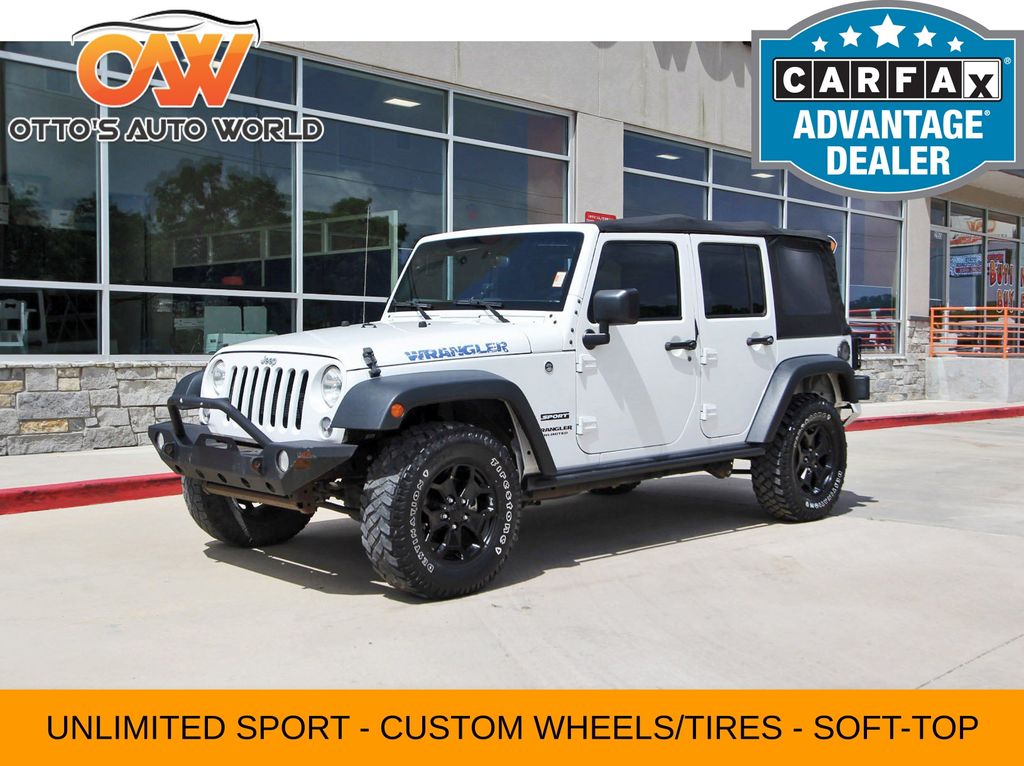 Bright White Clearcoat 2016 Jeep Wrangler SUV / Crossover Four-Wheel Drive 5-Speed Automatic