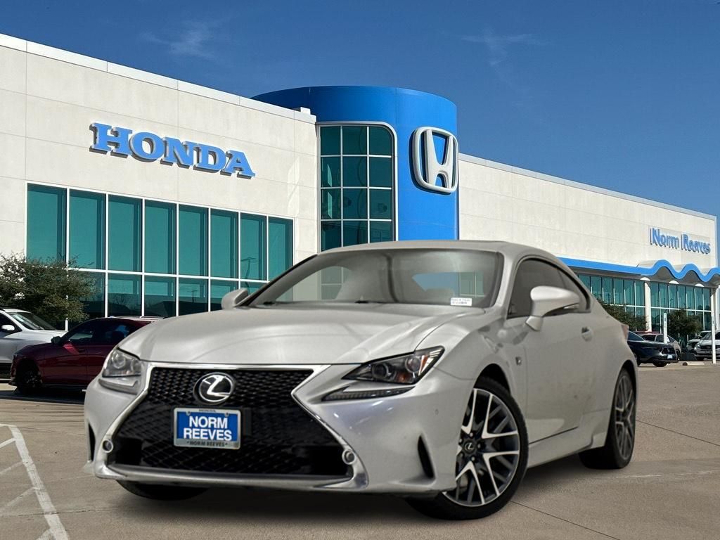 Silver Lining Metallic 2016 Lexus RC 200t RWD Coupe Rear-Wheel Drive 8-Speed Automatic
