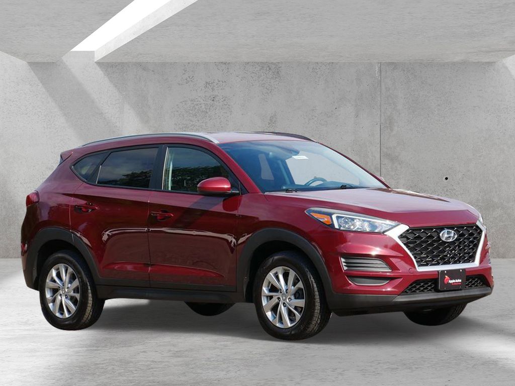 Red 2020 Hyundai Tucson SUV / Crossover All-Wheel Drive 6-Speed Automatic