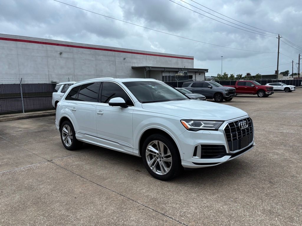 2020 Audi Q7 55 Premium Plus White at Ultimate Motorsports