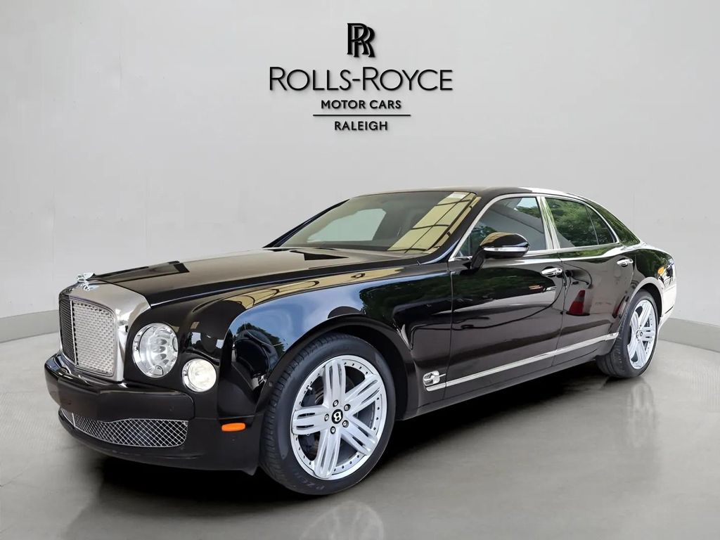 Black 2014 Bentley Mulsanne Sedan Rear-Wheel Drive 8-Speed Automatic