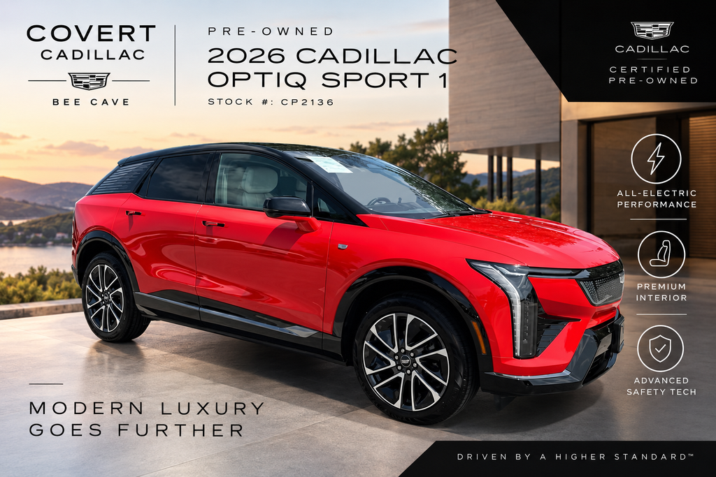 Monarch Orange 2025 Cadillac OPTIQ SUV / Crossover All-Wheel Drive 1-Speed Automatic