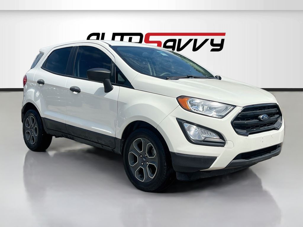 2021 Ford EcoSport S White at Baytown Hyundai