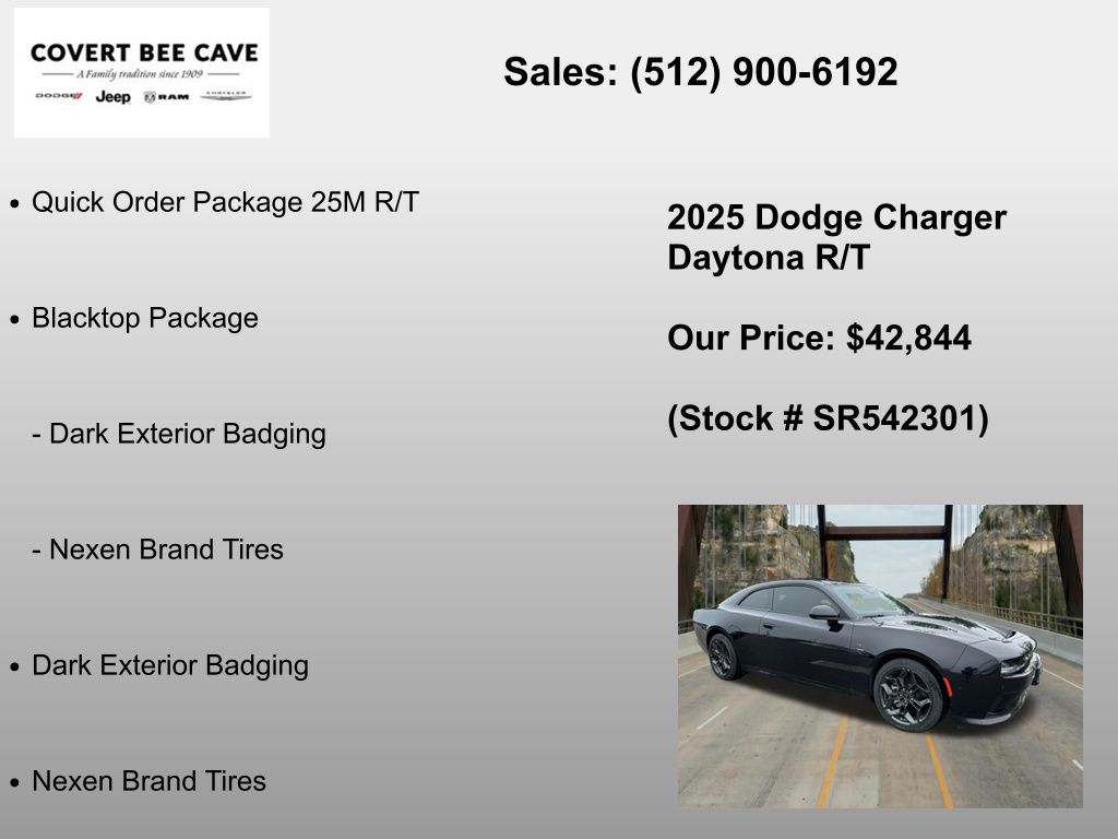 New Car 2025 Dodge Charger  R/t For Sale Under $50,000 In Austin, Texas