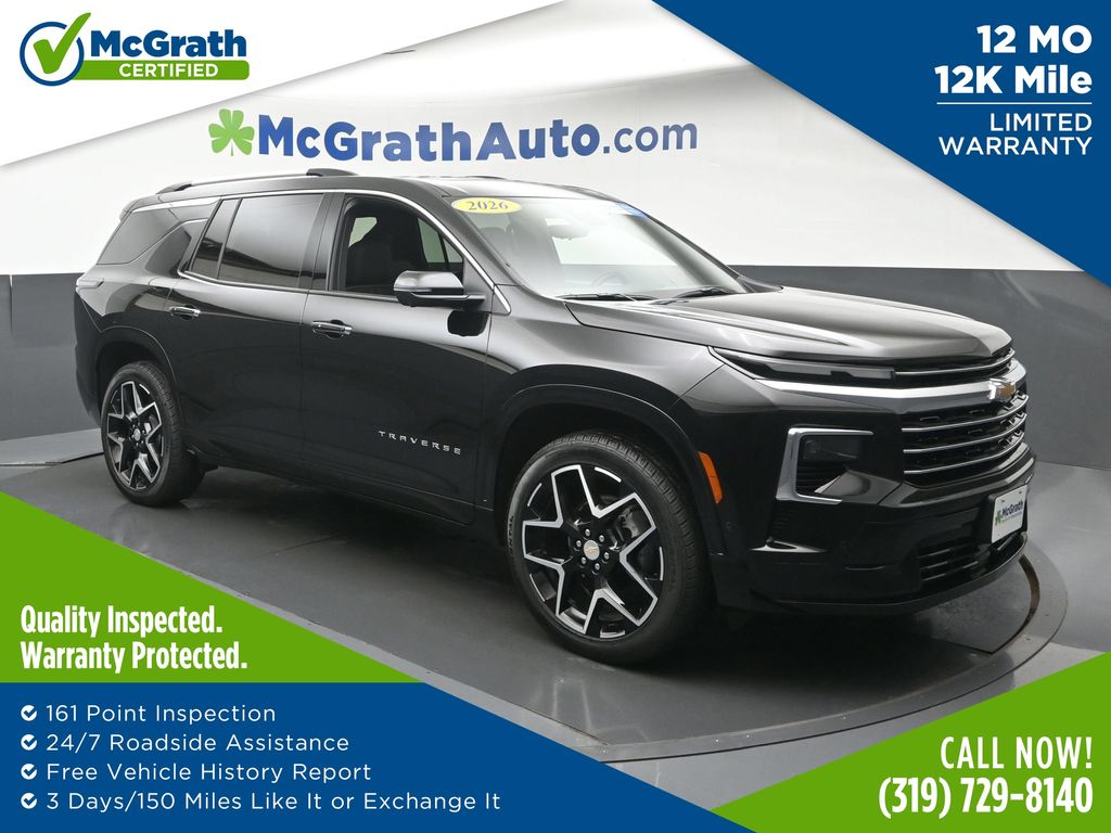 Mosaic Black Metallic 2026 Chevrolet Traverse SUV / Crossover Four-Wheel Drive 8-Speed Automatic
