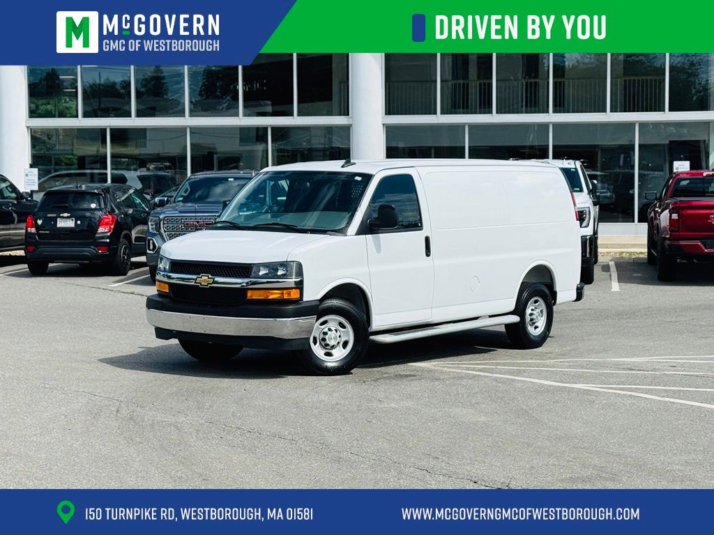 Summit White 2025 Chevrolet Express Cargo Van Rear-Wheel Drive 8-Speed Automatic Overdrive