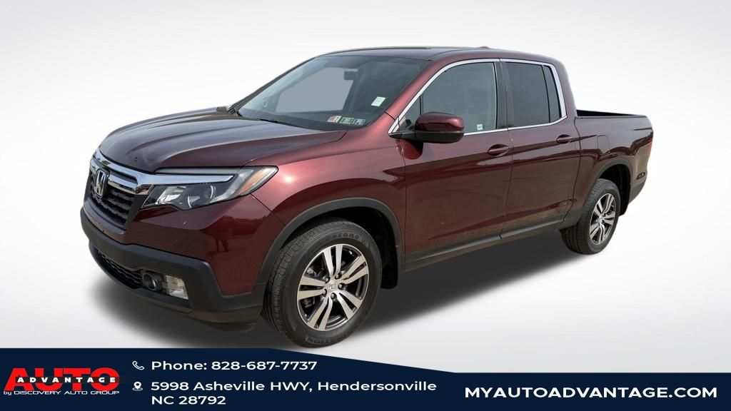 Red (Deep Scarlet Pearl) 2017 Honda Ridgeline RTS AWD Pickup Truck All-Wheel Drive 6-Speed Automatic