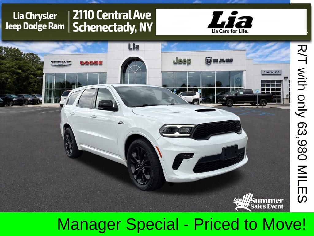 White Knuckle Clearcoat 2021 Dodge Durango SUV / Crossover All-Wheel Drive 8-Speed Automatic