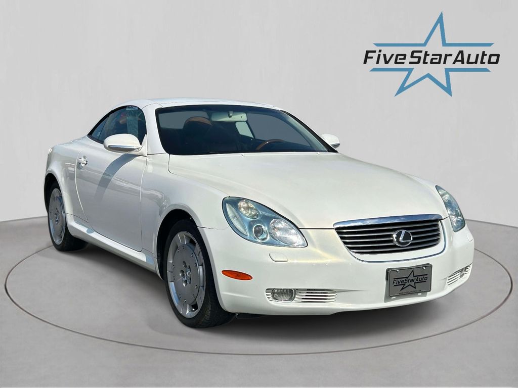 White 2003 Lexus SC 430 RWD Convertible Rear-Wheel Drive 5-Speed Automatic Overdrive