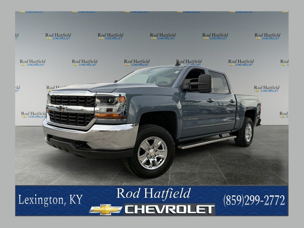 Slate Gray Metallic 2016 Chevrolet Silverado 1500 Pickup Truck Four-Wheel Drive 6-Speed Automatic Overdrive