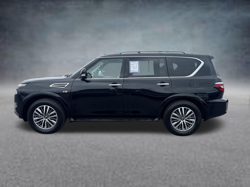 Super Black 2022 Nissan Armada SUV / Crossover Four-Wheel Drive 7-Speed Automatic