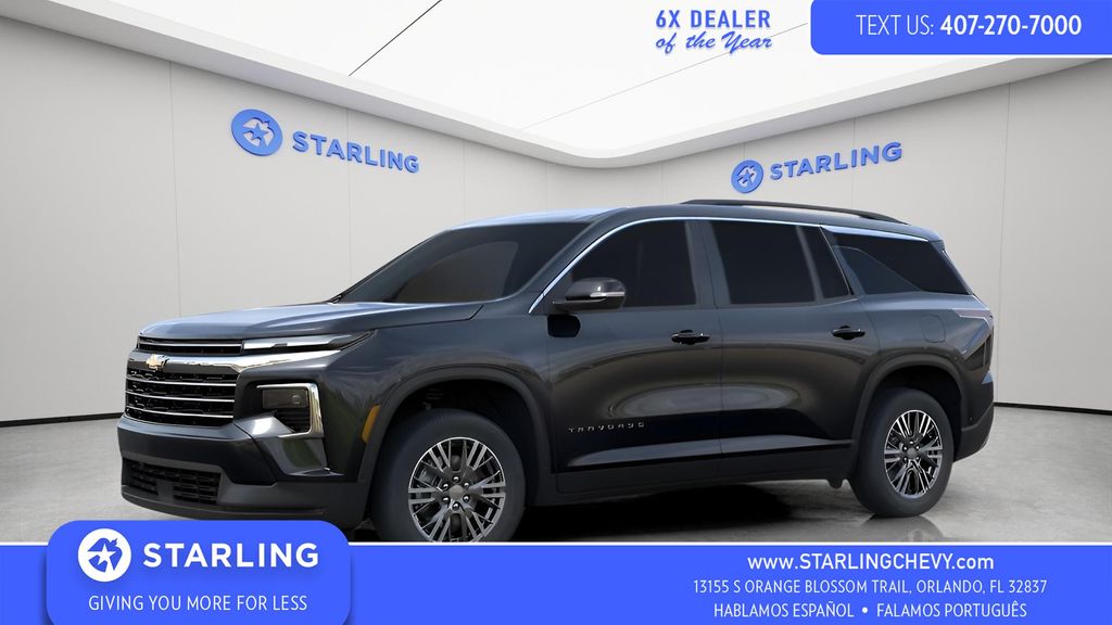 Mosaic Black Metallic 2027 Chevrolet Traverse SUV / Crossover Front-Wheel Drive 8-Speed Automatic