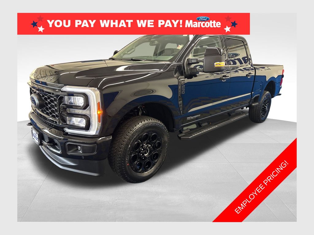 Black Metallic 2026 Ford F-250 Super Duty Lariat Crew Cab 4WD Pickup Truck Four-Wheel Drive Automatic