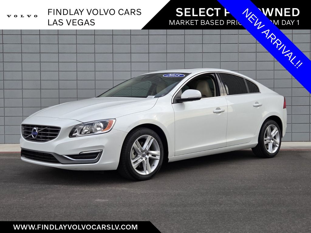Crystal White Pearl 2015 Volvo S60 Sedan Front-Wheel Drive Automatic