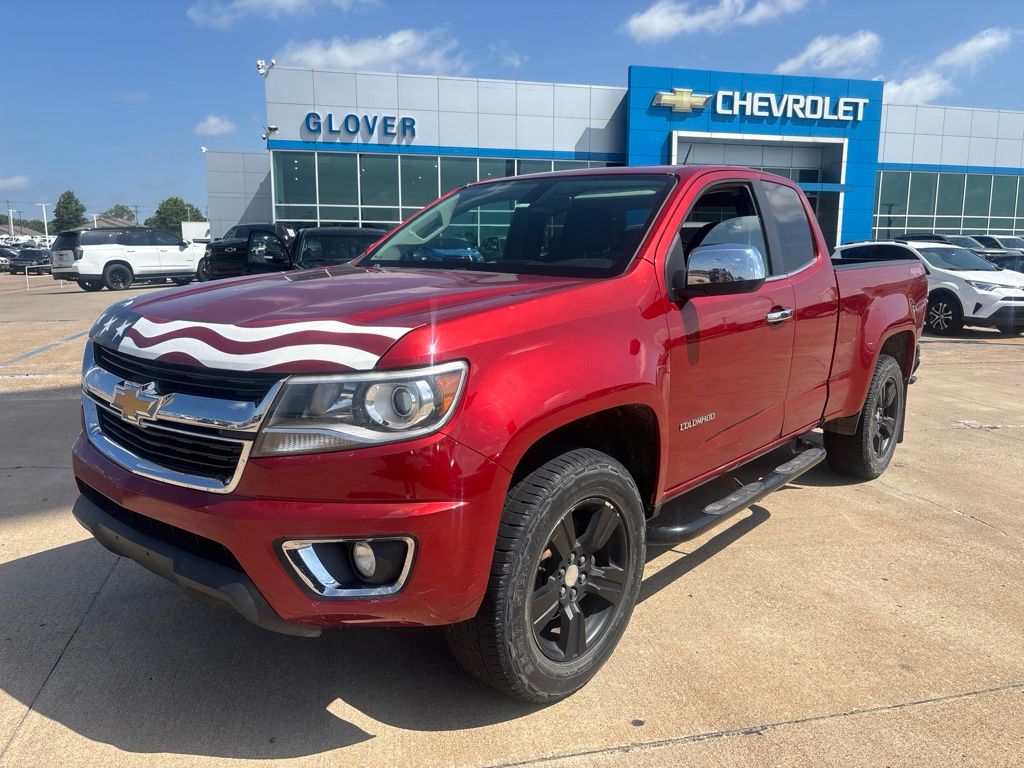 Red Rock Metallic 2015 Chevrolet Colorado Pickup Truck Four-Wheel Drive 6-Speed Automatic