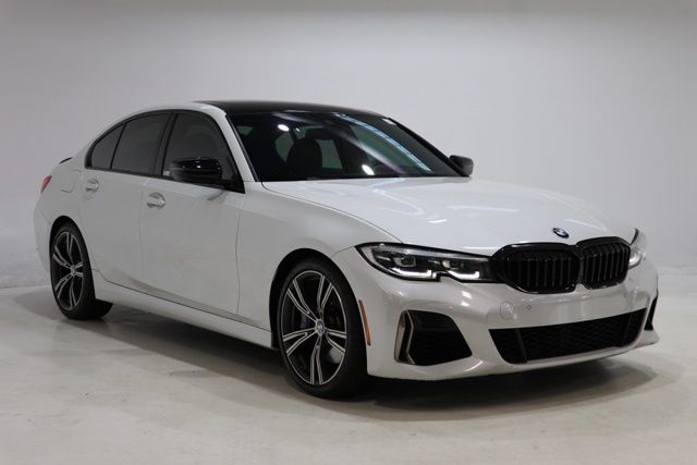 Mineral White Metallic 2020 BMW 3 Series Sedan Rear-Wheel Drive 8-Speed Automatic