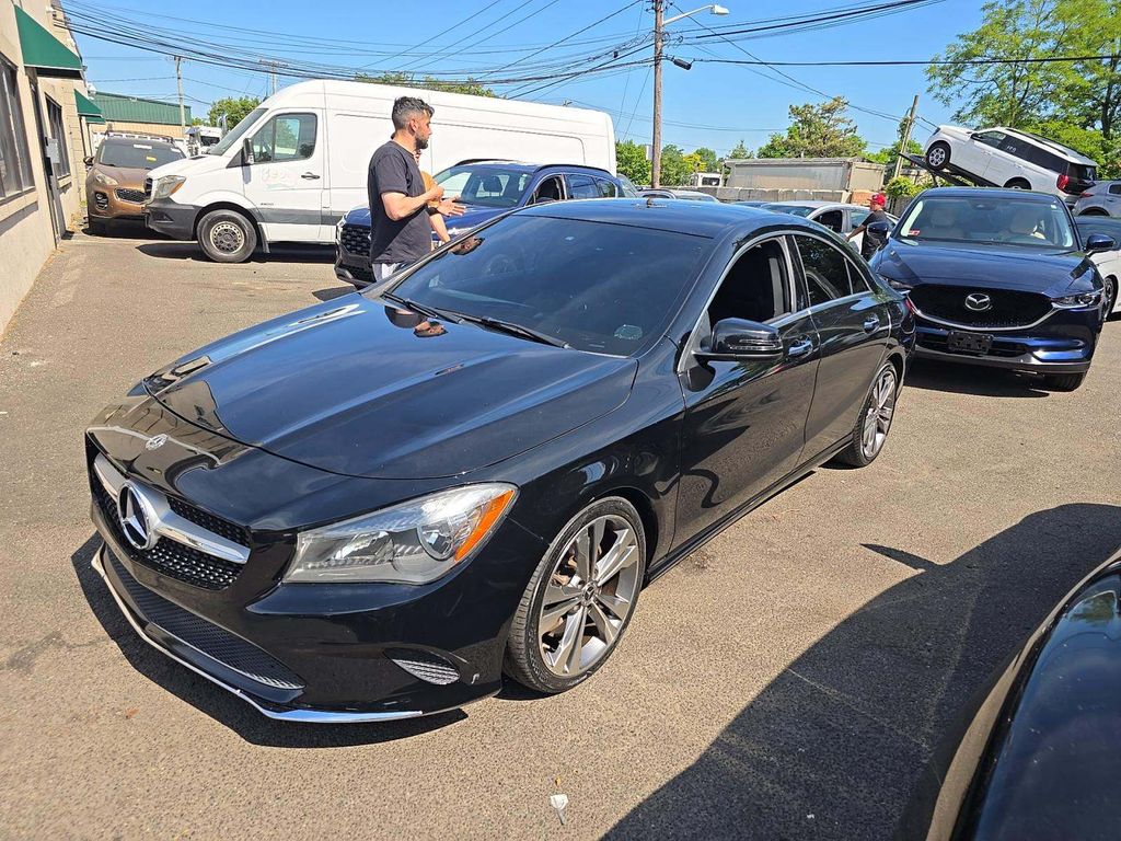 Cosmos Black Metallic 2019 Mercedes-Benz CLA Coupe All-Wheel Drive 7-Speed Automatic