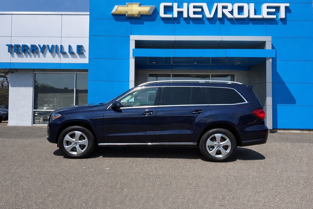 Blue 2019 Mercedes-Benz GLS 450 4MATIC SUV / Crossover All-Wheel Drive 9-Speed Automatic