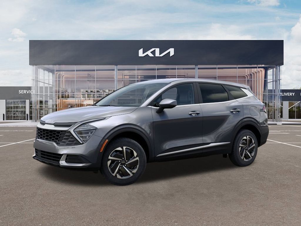 New 2024 Steel Gray Kia LX AWD image 3