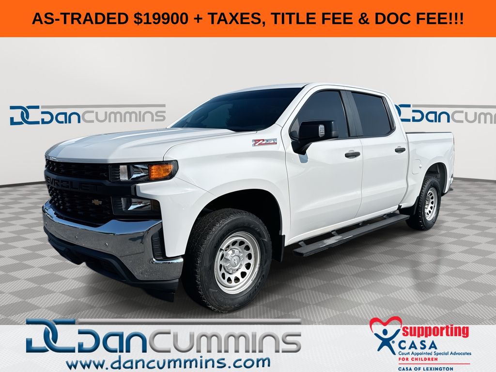 Summit White 2021 Chevrolet Silverado 1500 Pickup Truck Four-Wheel Drive 6-Speed Automatic Overdrive