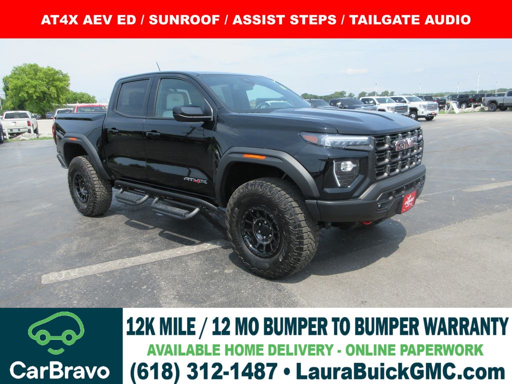 Onyx Black 2024 GMC Canyon Pickup Truck Four-Wheel Drive 8-Speed Automatic