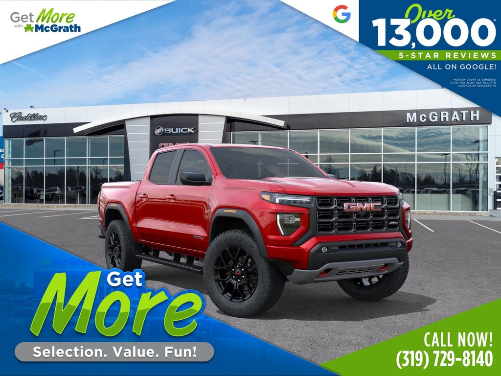 Volcanic Red Tintcoat 2026 GMC Canyon Pickup Truck Four-Wheel Drive 8-Speed Automatic
