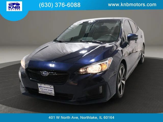 Dark Blue Metallic 2019 Subaru Impreza 2.0i Sport Sedan AWD Sedan All-Wheel Drive Continuously Variable Transmission