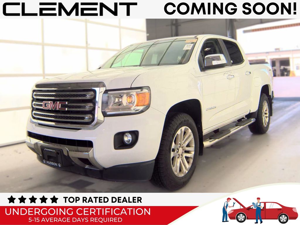 Summit White 2016 GMC Canyon Pickup Truck Four-Wheel Drive 6-Speed Automatic
