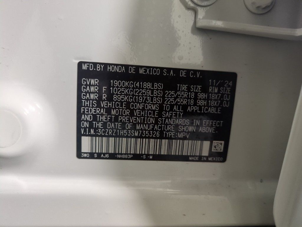 New 2025 Honda HR-V For Sale in Fort Wayne, IN