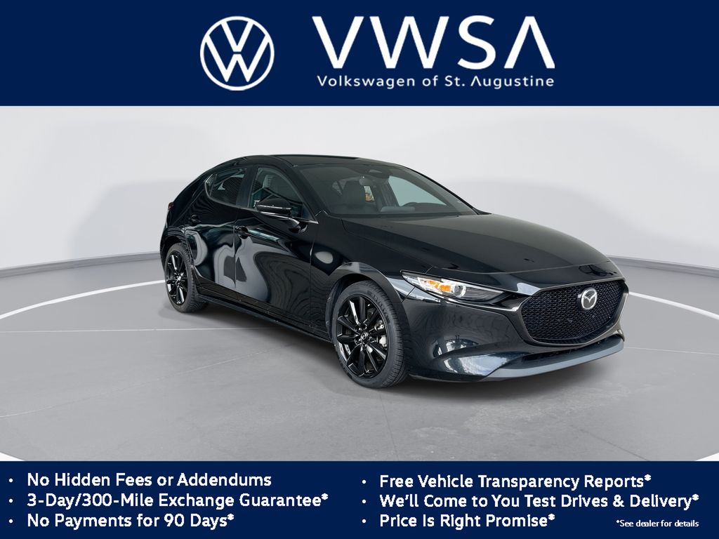 Jet Black Mica 2024 Mazda MAZDA3 Hatchback Front-Wheel Drive 6-Speed Automatic