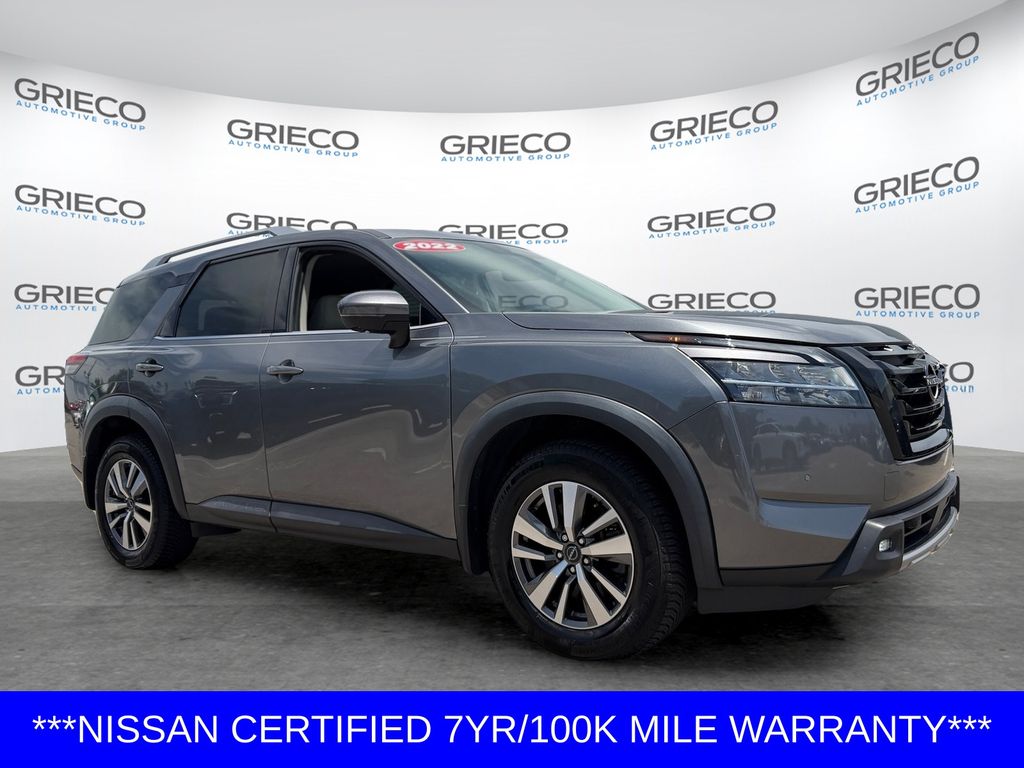 Gray (Gun Metallic) 2022 Nissan Pathfinder SUV / Crossover All-Wheel Drive 9-Speed Automatic