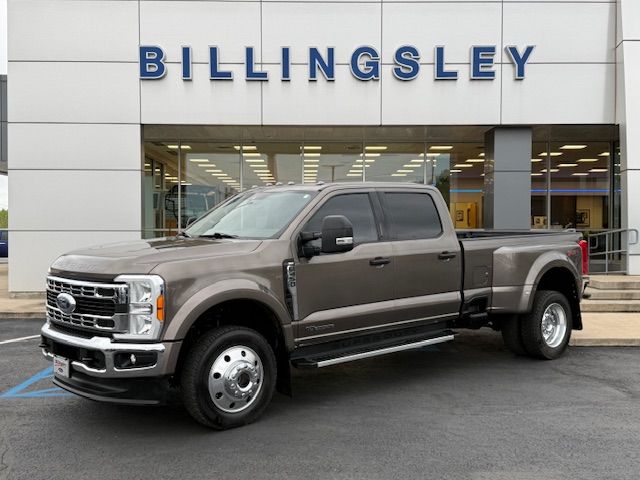 Stone Gray Metallic 2023 Ford F-450 Super Duty XLT Crew Cab LB DRW 4WD Pickup Truck Four-Wheel Drive Automatic