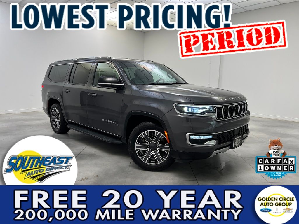 Baltic Gray Metallic Clearcoat 2024 Jeep Wagoneer L Series II RWD SUV / Crossover 4X2 8-Speed Automatic