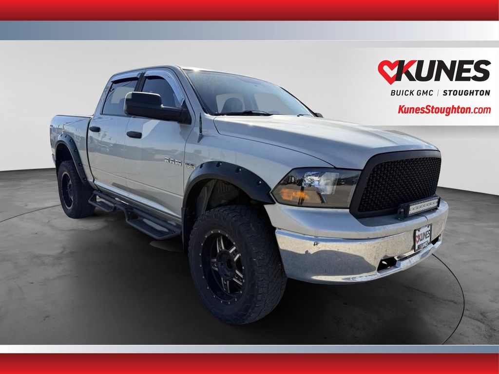 Light Graystone Pearlcoat 2010 Dodge RAM 1500 Pickup Truck Four-Wheel Drive 5-Speed Automatic
