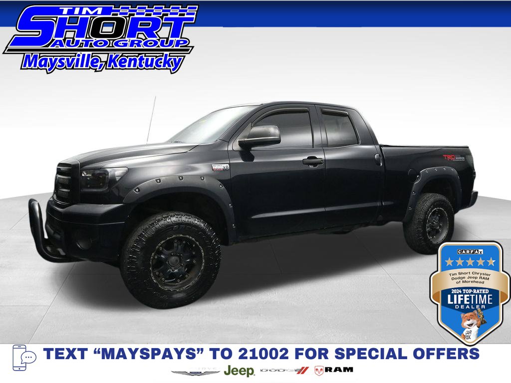 Black 2011 Toyota Tundra Pickup Truck Four-Wheel Drive 6-Speed Automatic